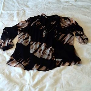 Calvin Klein Tie Dye Effect Blouse